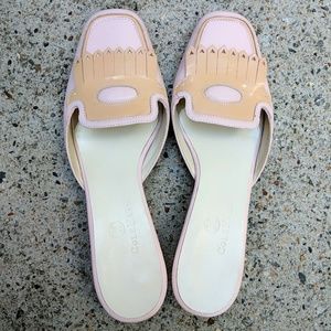 COLE HAAN Mules 6.5 Pink Leather Loafers